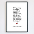 The Journey Is Tough Poem Print