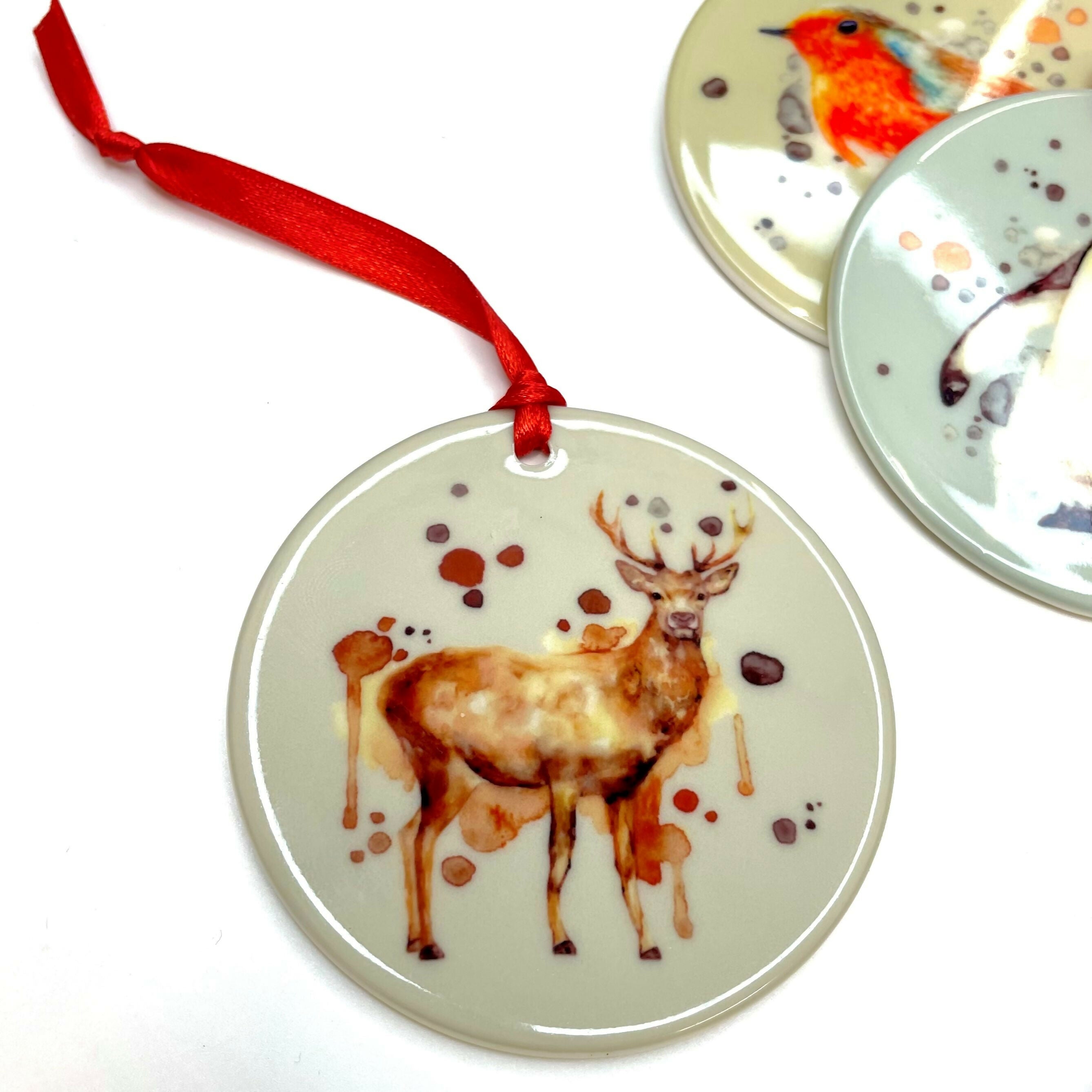 Hanging Ornament | Ceramic Holiday Decoration | Art & Soul