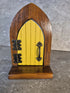 Handcrafted Opening Wooden Arch Fairy Door