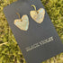 Hammered Brass Earrings