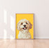 Maltipoo Blonde Dog Art Print