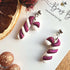 Polymer Clay Christmas Earrings / Handmade Festive Dangles / Xmas Jewellery