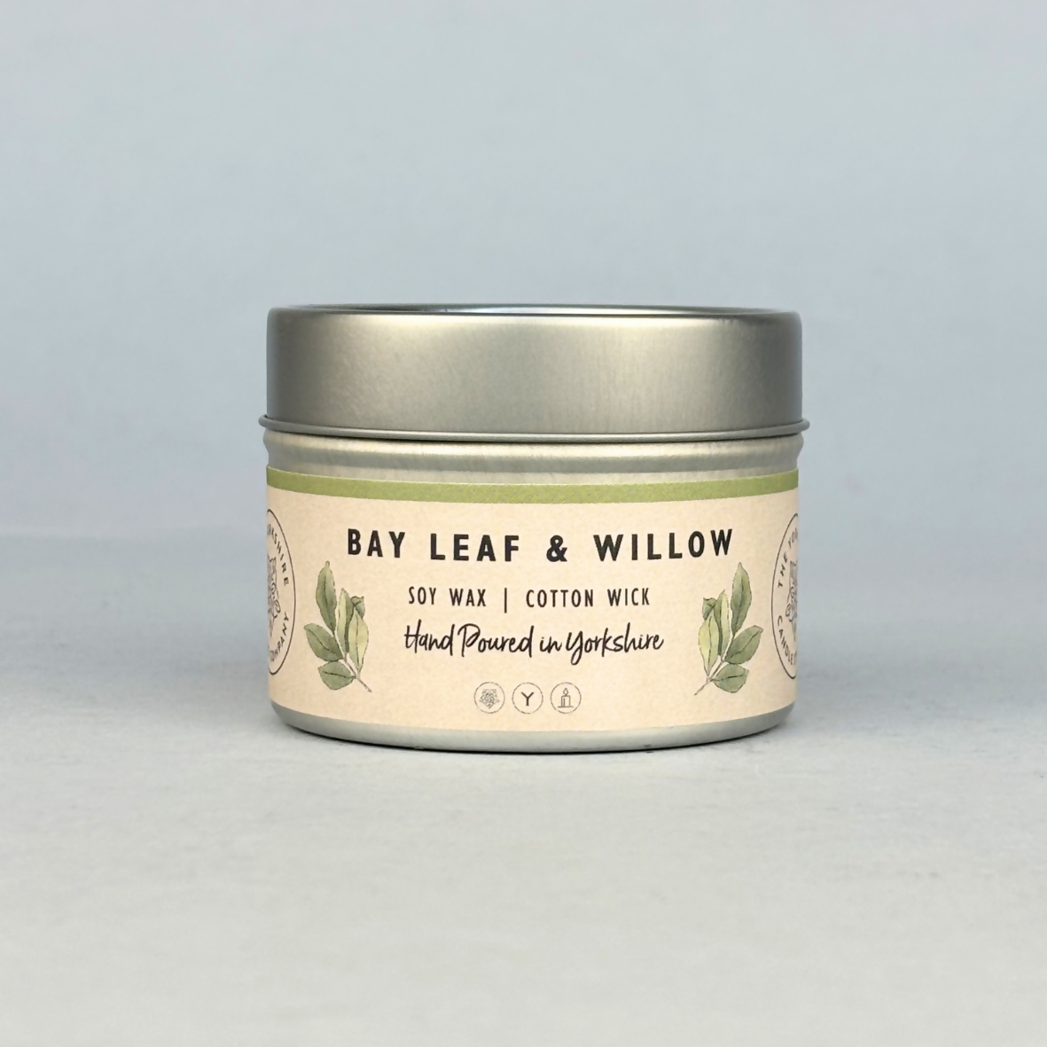 Bay Leaf & Willow Small Tin Candle - 100ml
