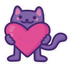 Love Cat Sticker
