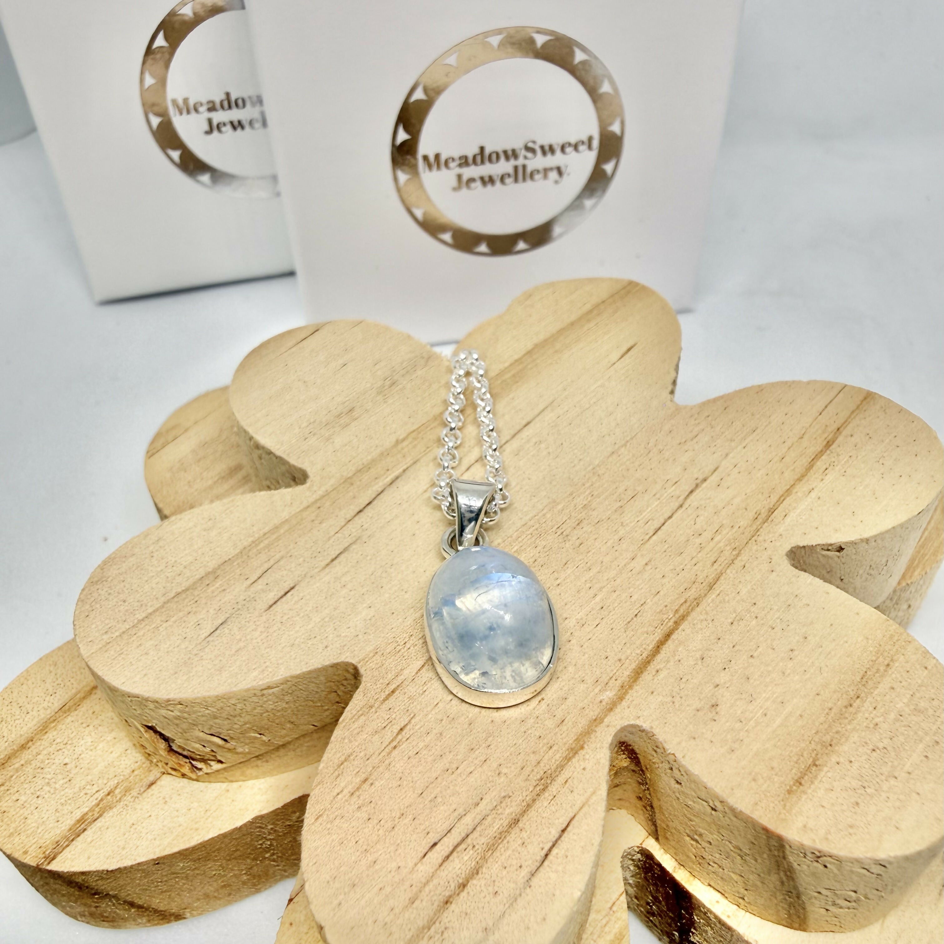 BLUE MOONSTONE NECKLACE