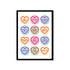 Yorkshire Love Hearts Print