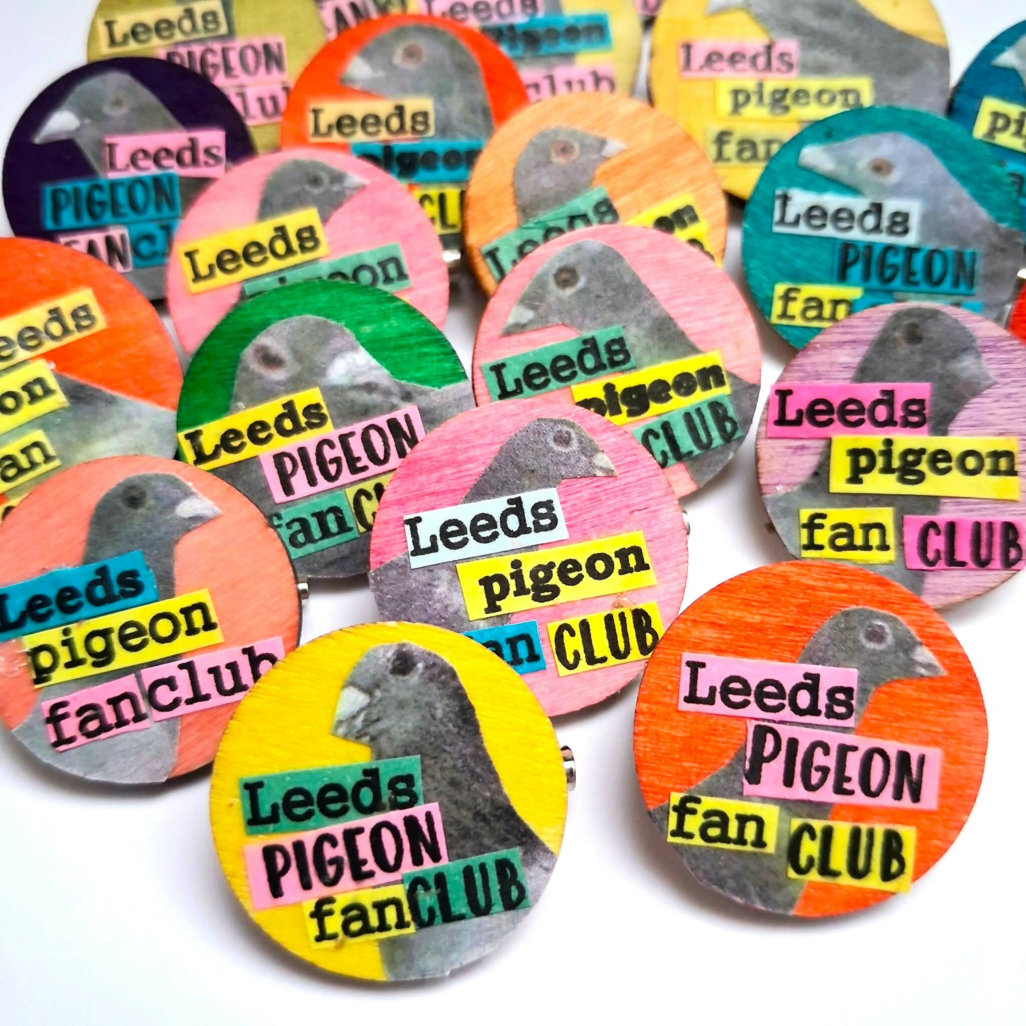 Leeds Pigeon Fan Club Badge