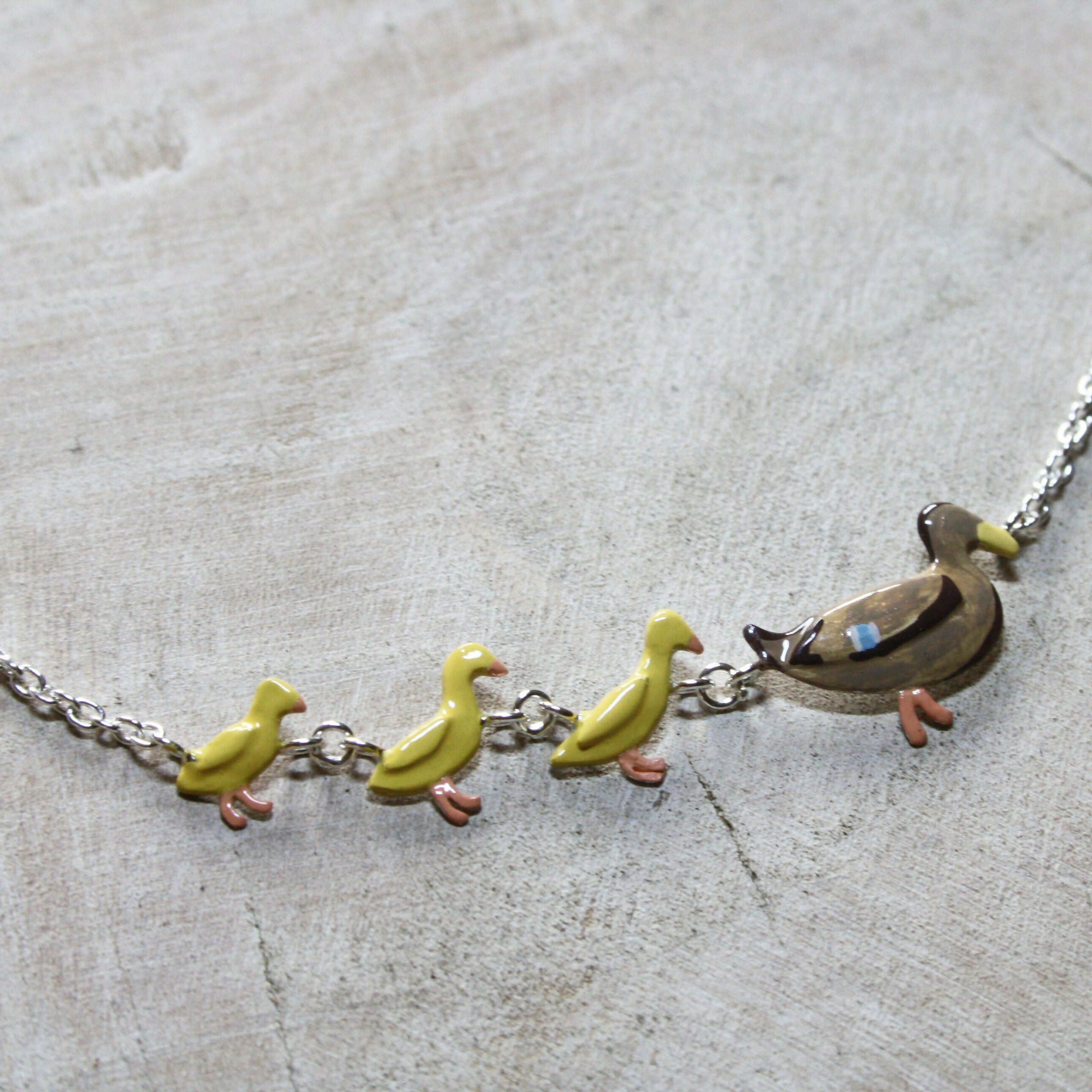 Duck Family Necklace