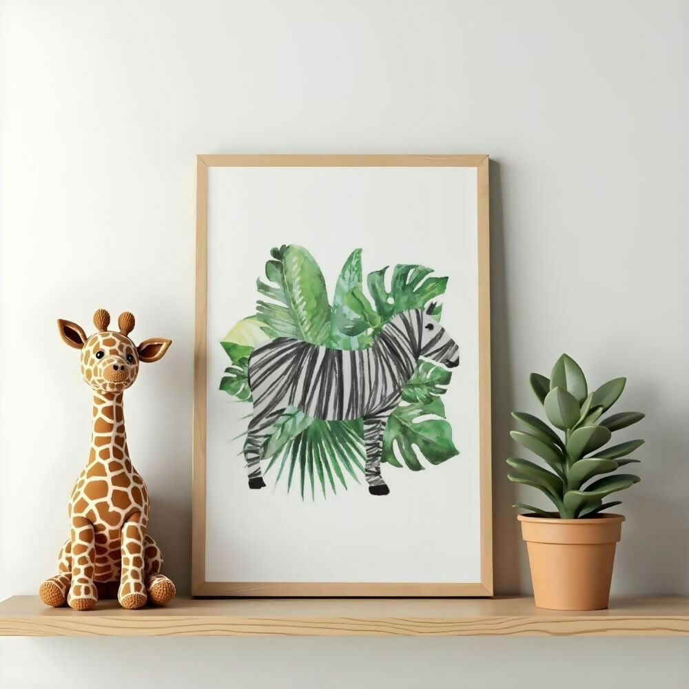 Zebra Jungle Print