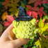 Witch Frog Puff Pud - Crochet Plushie