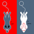 TAPESTRIES - Bunny And Wolf Acrylic Keychain