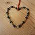 Love Token/Tree Jewellery with Silver Lined Glass Beads and Blue Hematite.