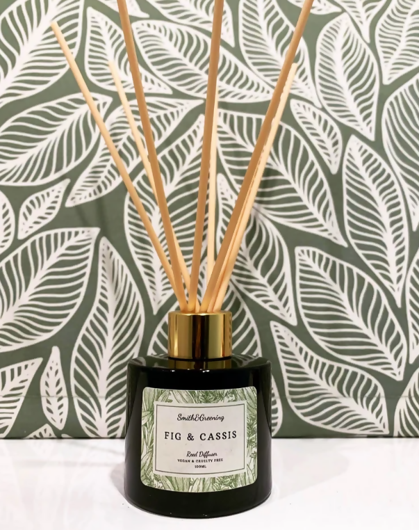 Hand Poured Fig & Cassis Reed Diffuser