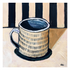 Striped Mug Art Print | Contemporary Still Life Painting