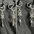 CHAINMAIL SPIKE/DROP EARRINGS - STAINLESS STEEL