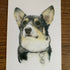 Greeting Card of a Corgi. Blank Inside