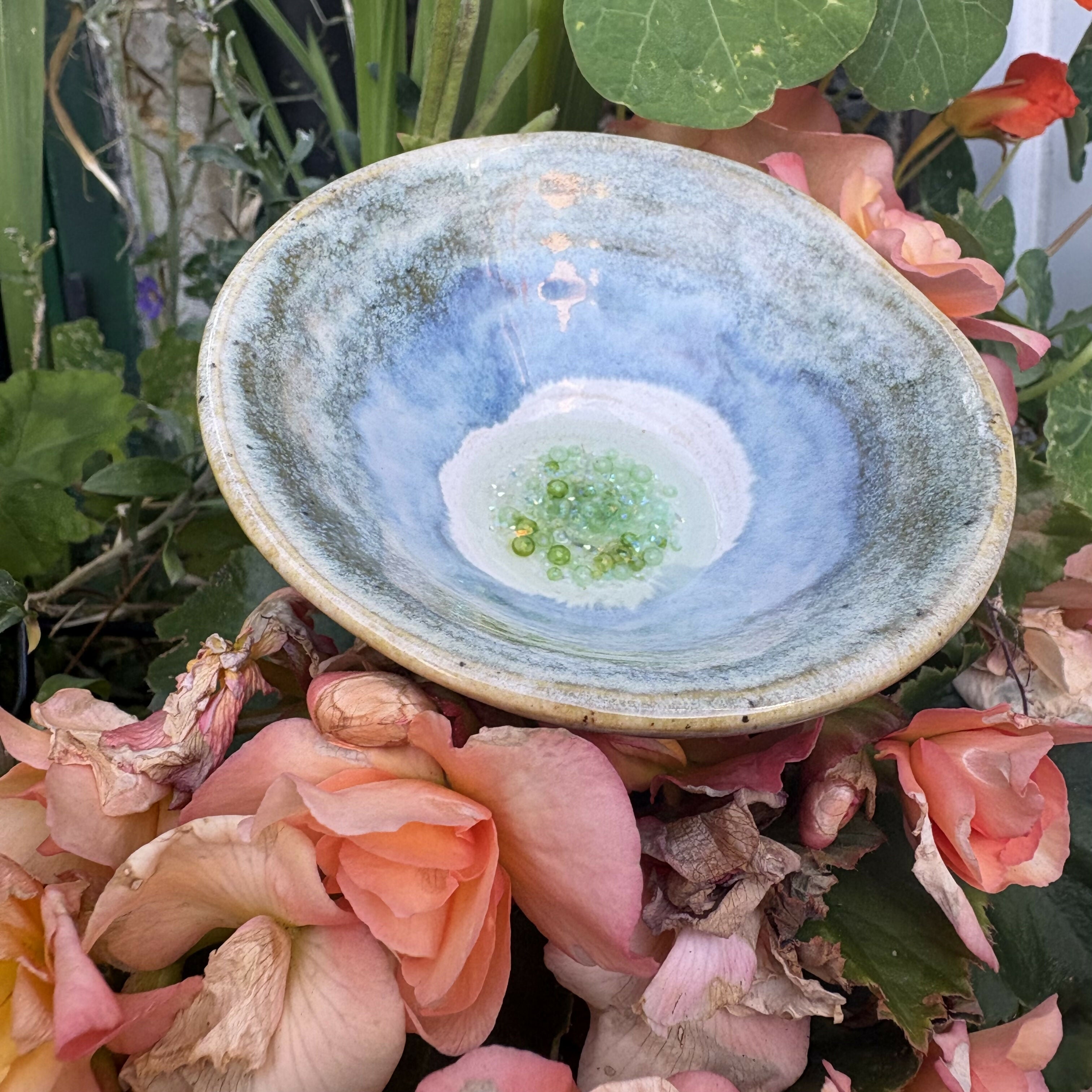 Green and Blue Sparkling Bowl