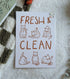 Fresh and Clean Cat Print