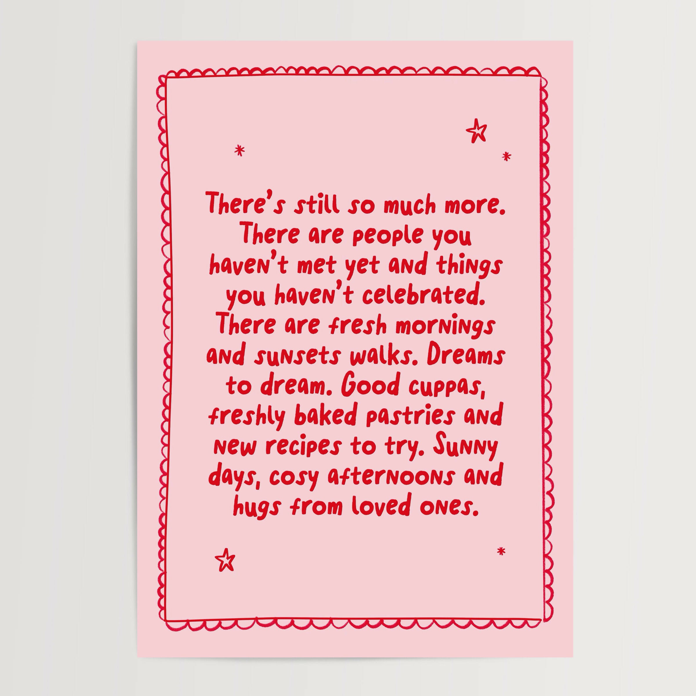 Still So Much More Print in Pink