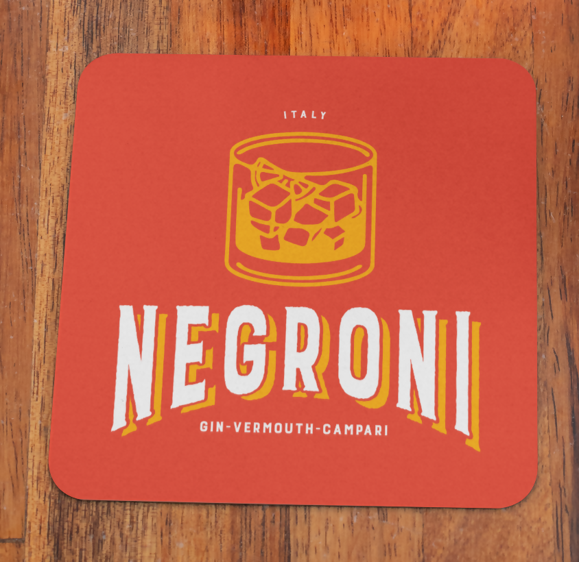 Cocktail Design Drinks Coaster
