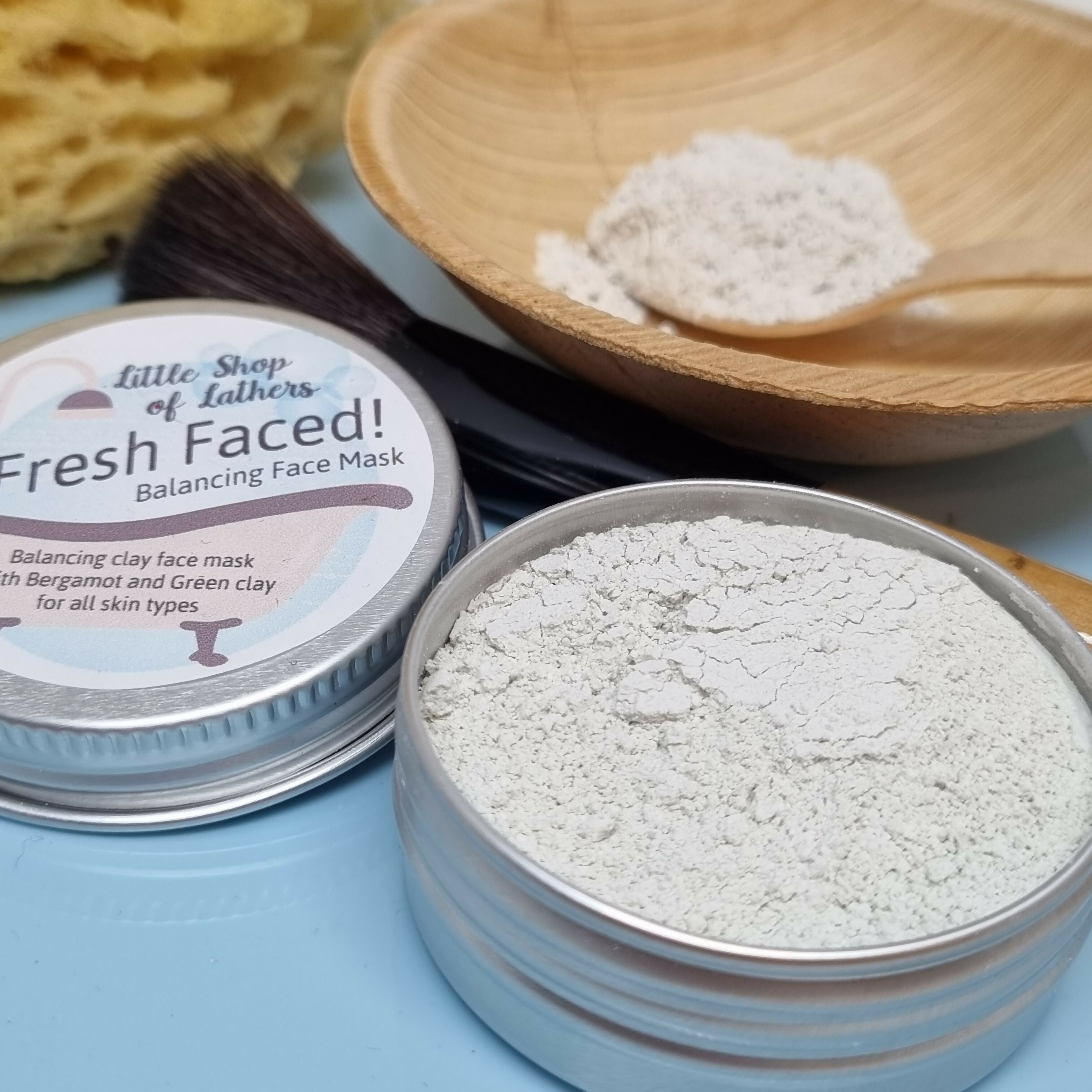 French Clay and Bergamot Essential Oil Face Mask - Balancing