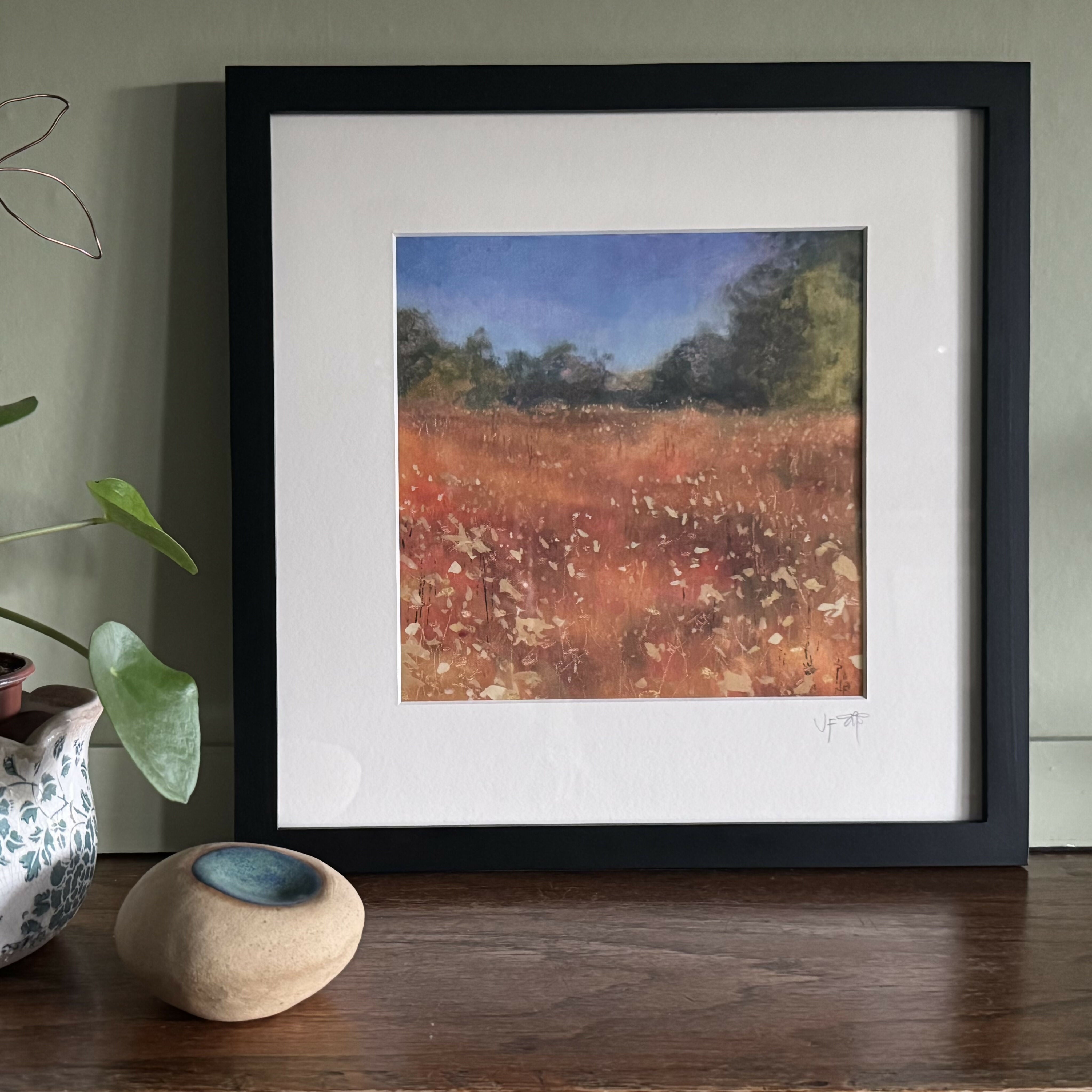 AUTUMN MEADOW - Framed Giclee Print