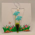 Fused Glass Flower Card