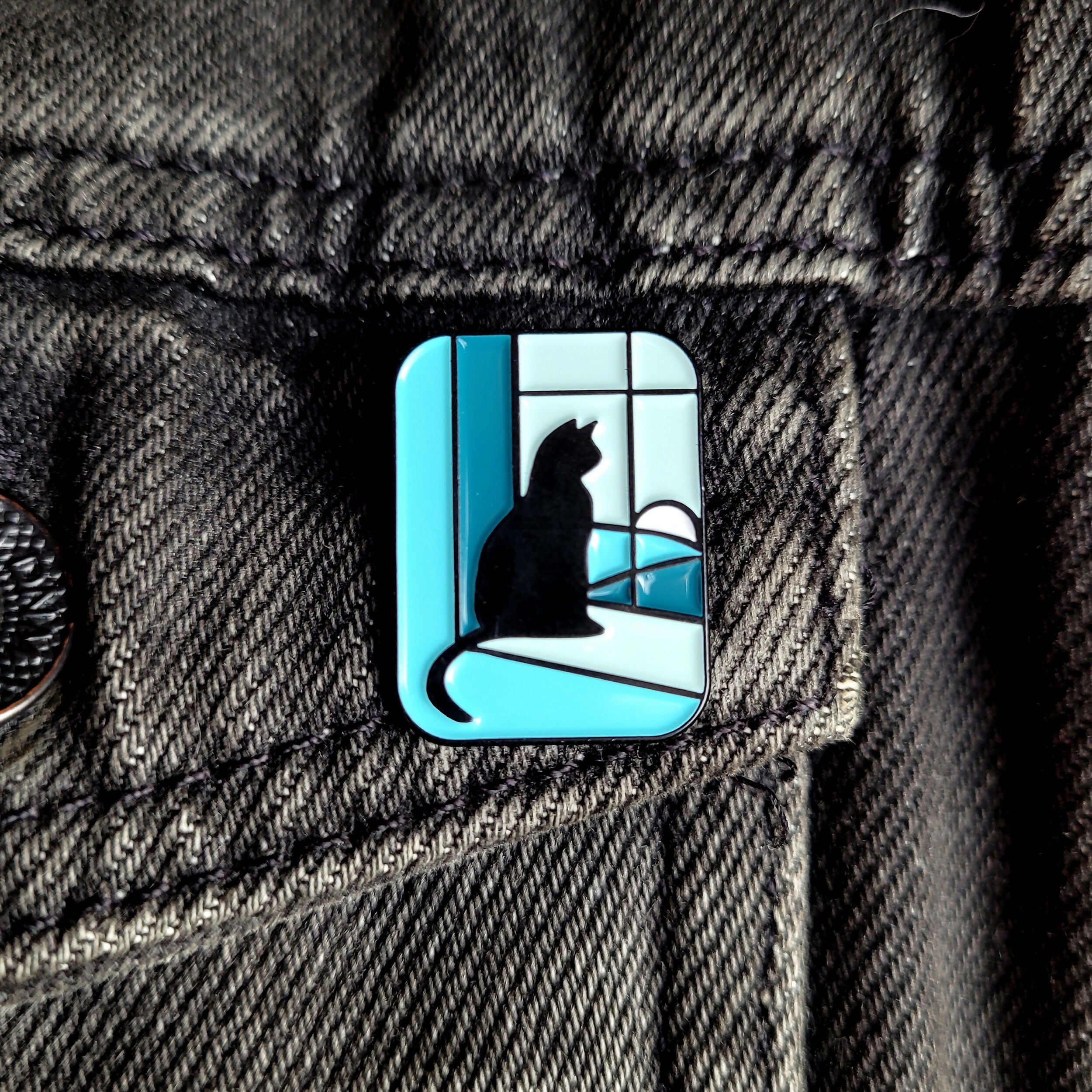 Cat, Pin Badge