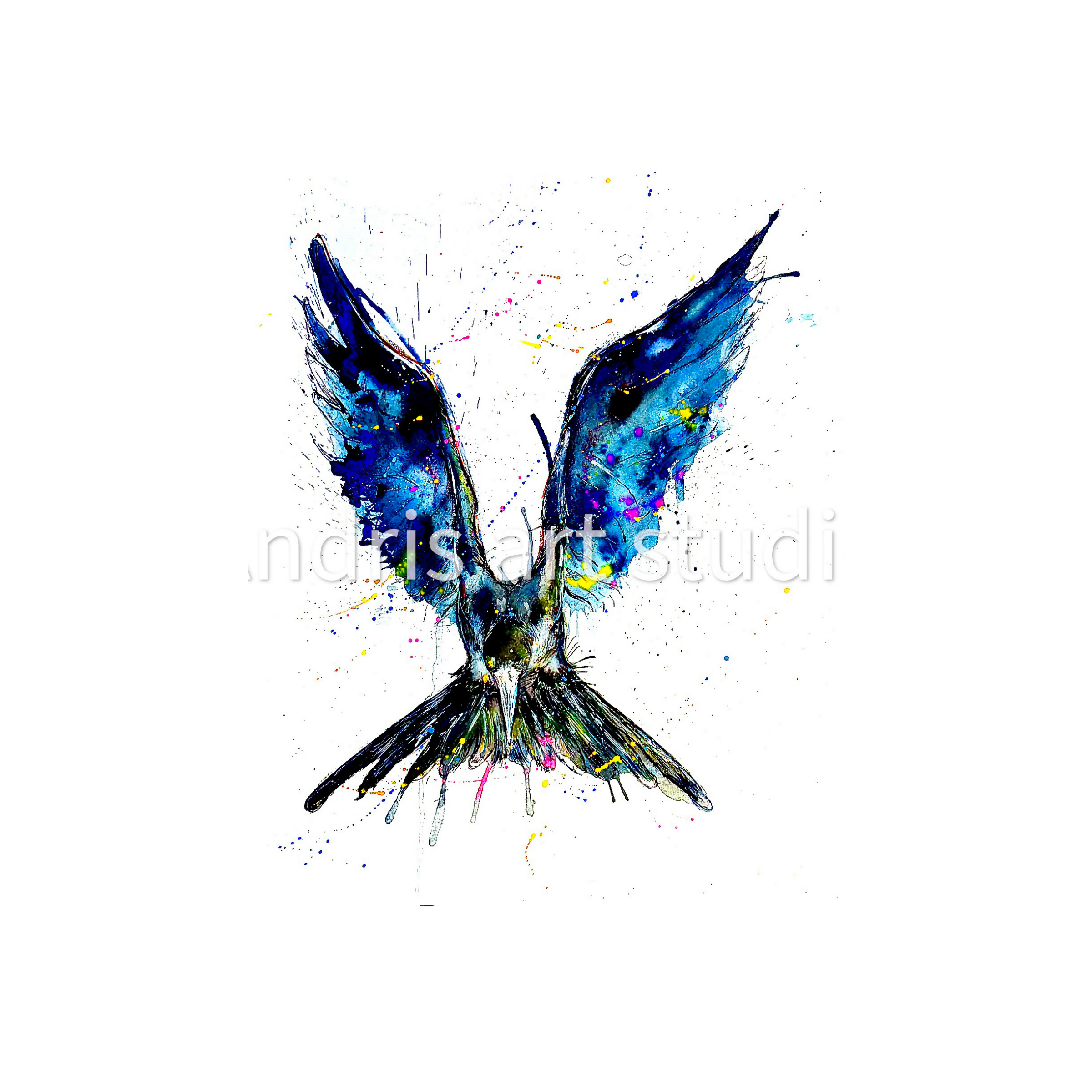 FINE ART PRINT OF CROW