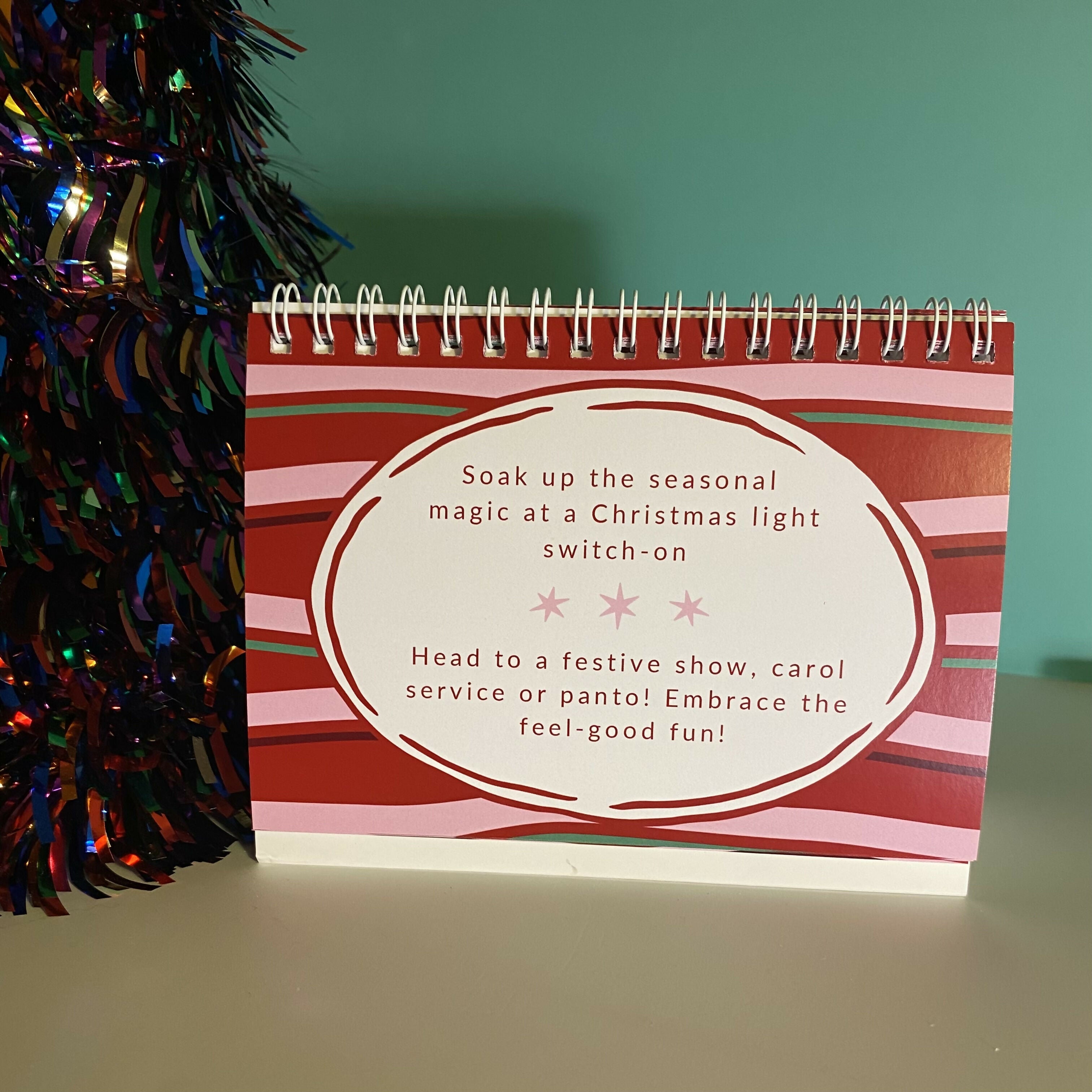 Let The Festivities Begin - Countdown To Christmas Flip Deck