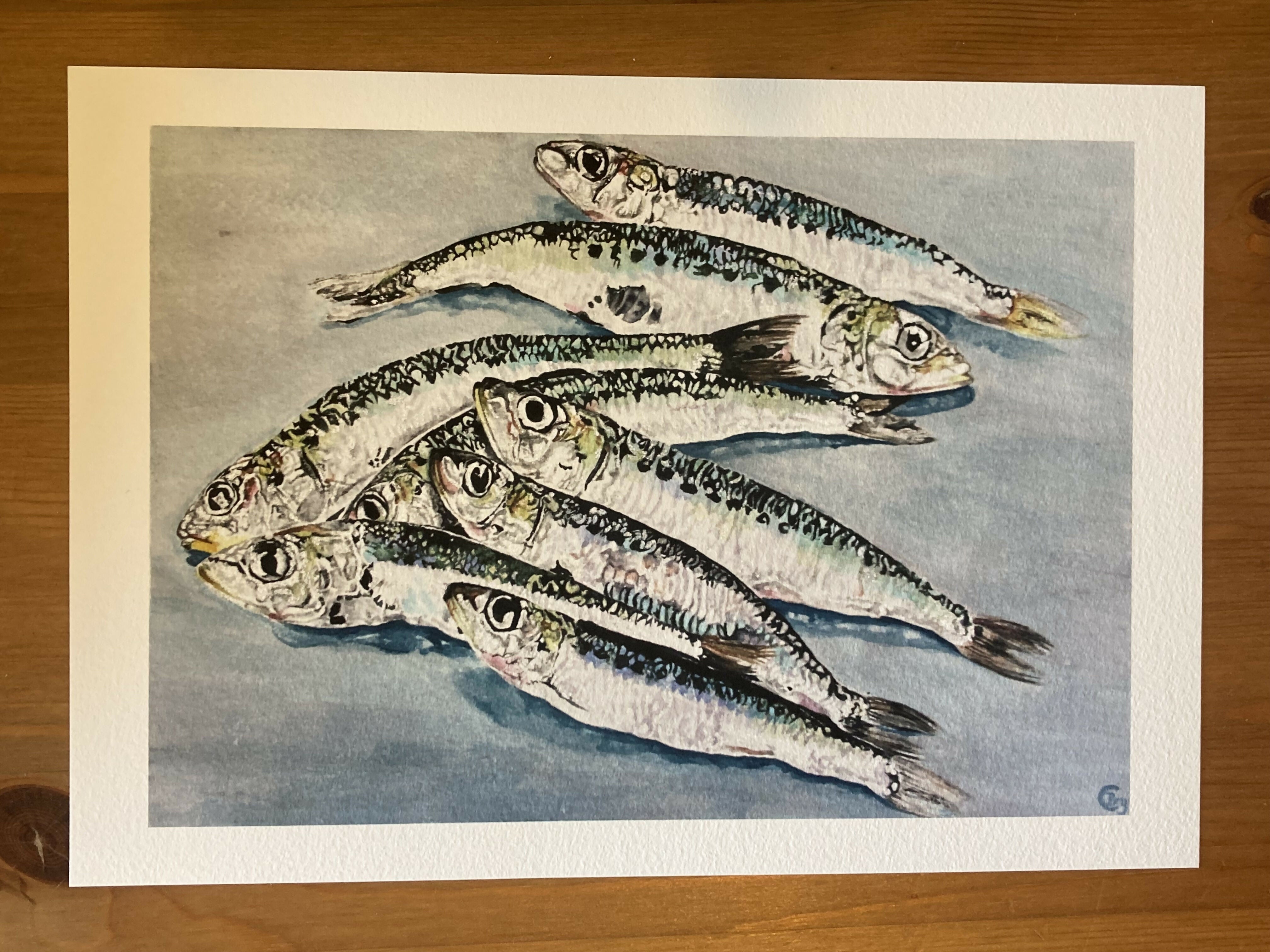 Sardines - Hand Finished Print