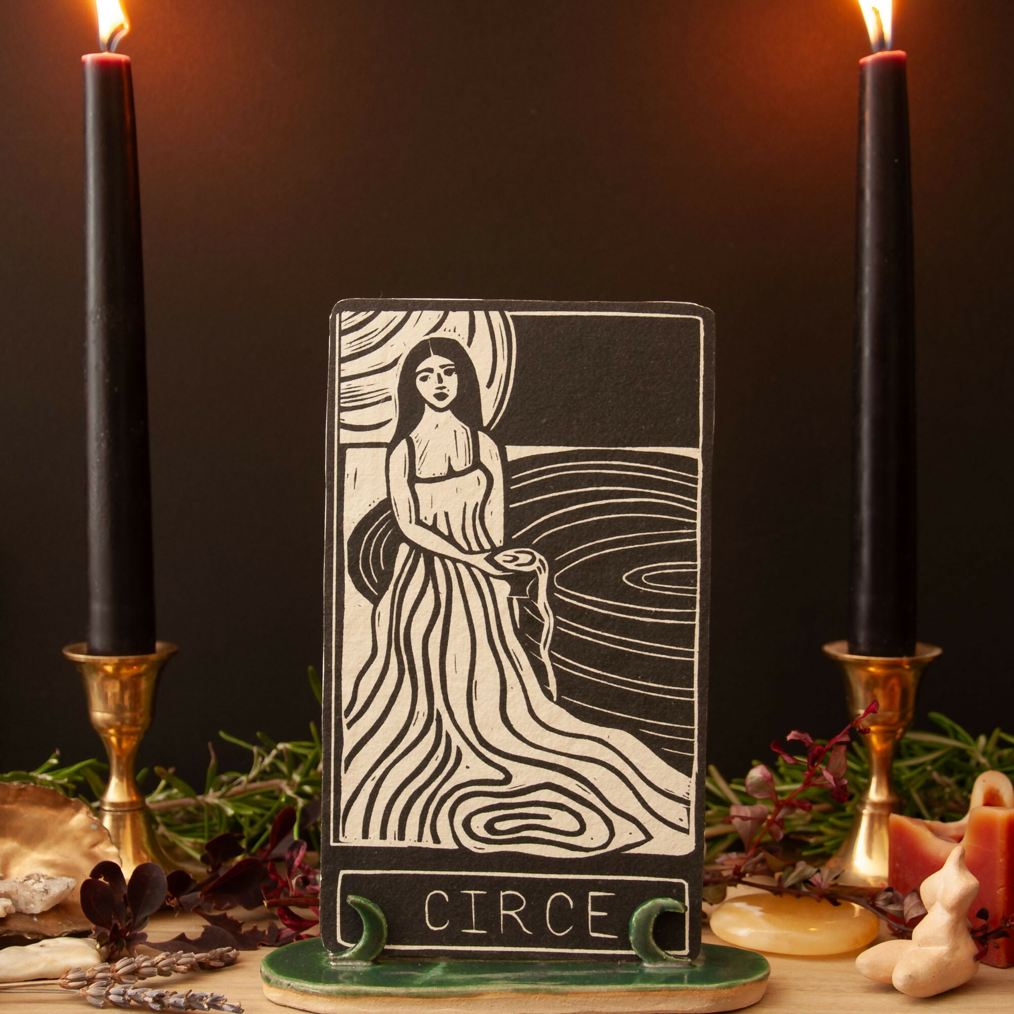 CIRCE GODDESS ALTAR CARD