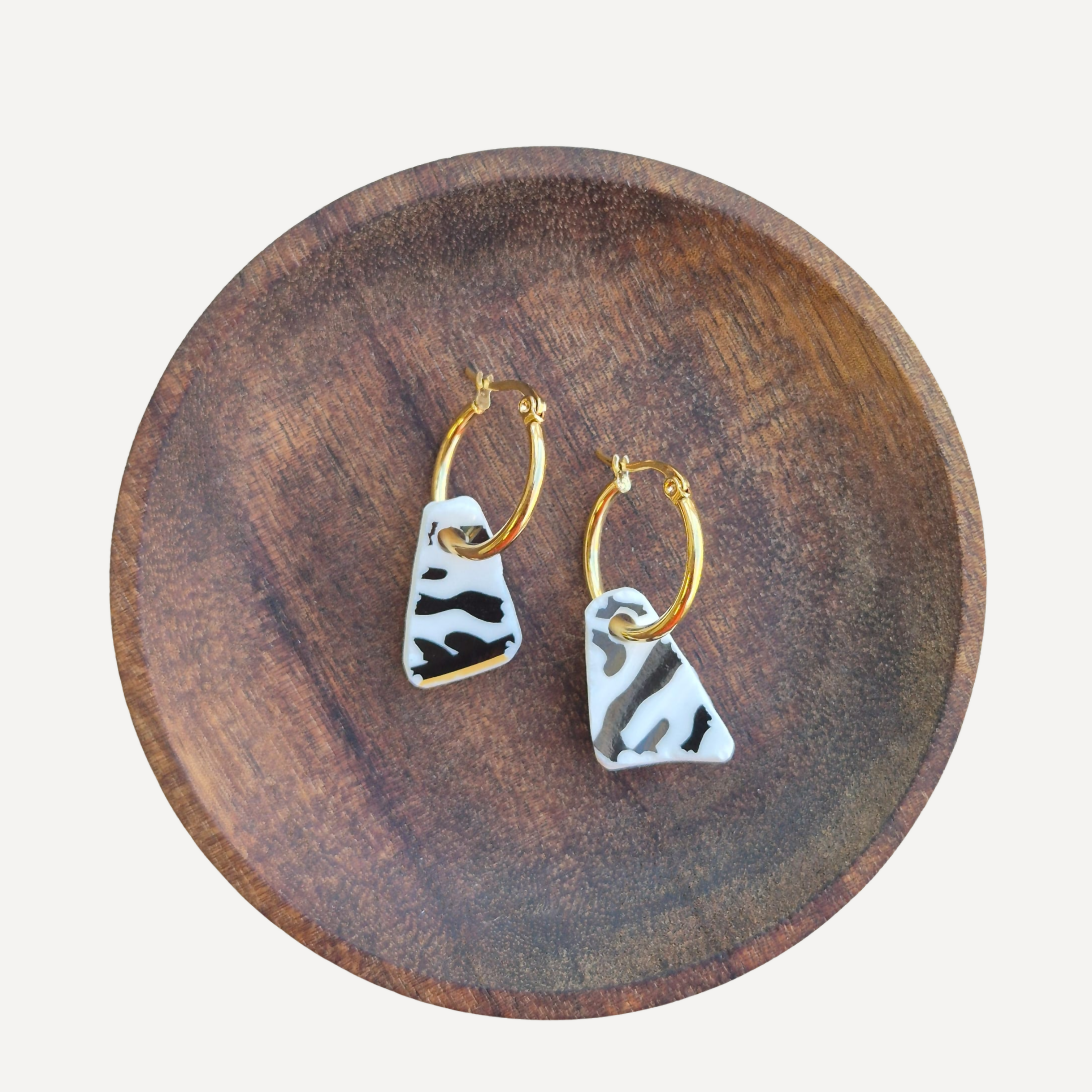 Recycled Ceramic Earring