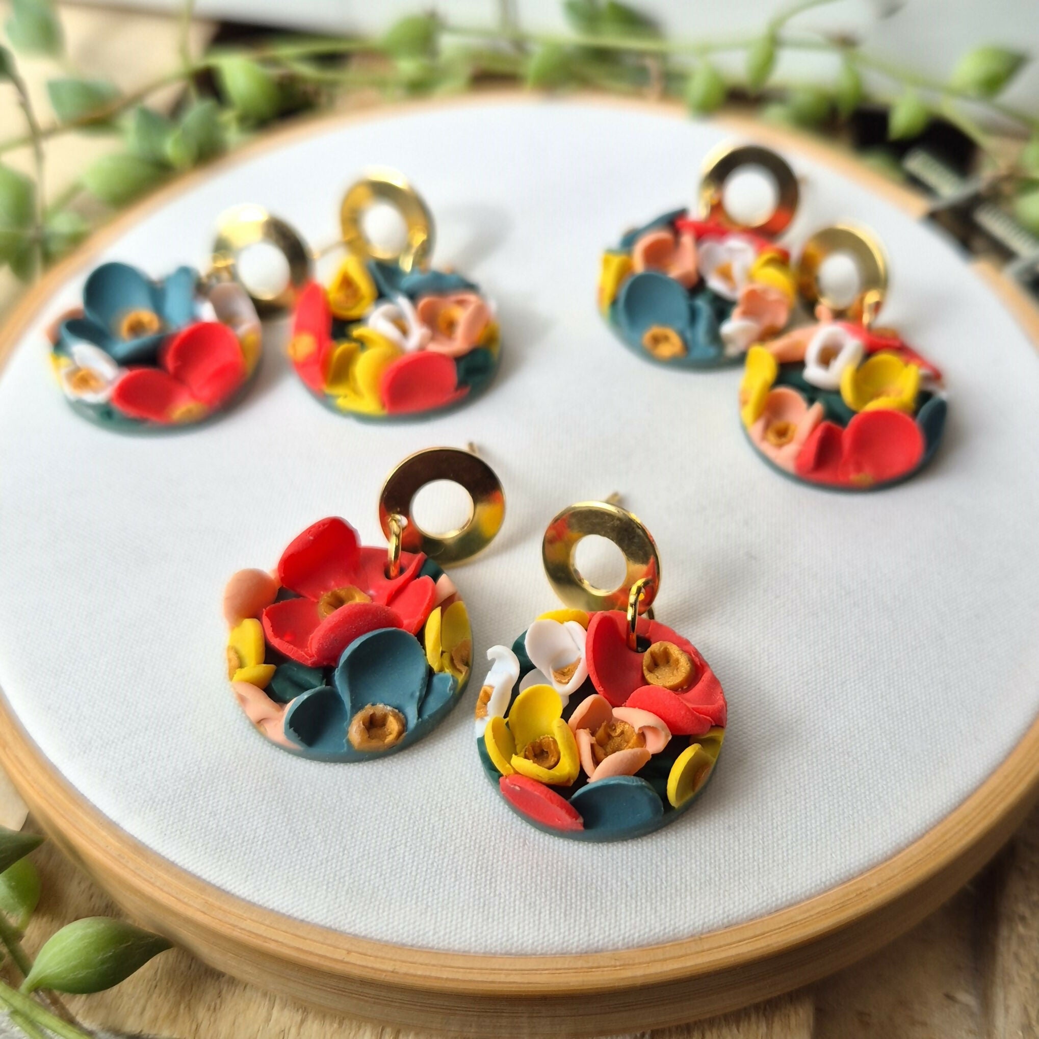 Vintage Bouquet Earrings