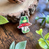 Frog Fungi Wooden Pin | Cute Maple Adornment | Art & Soul