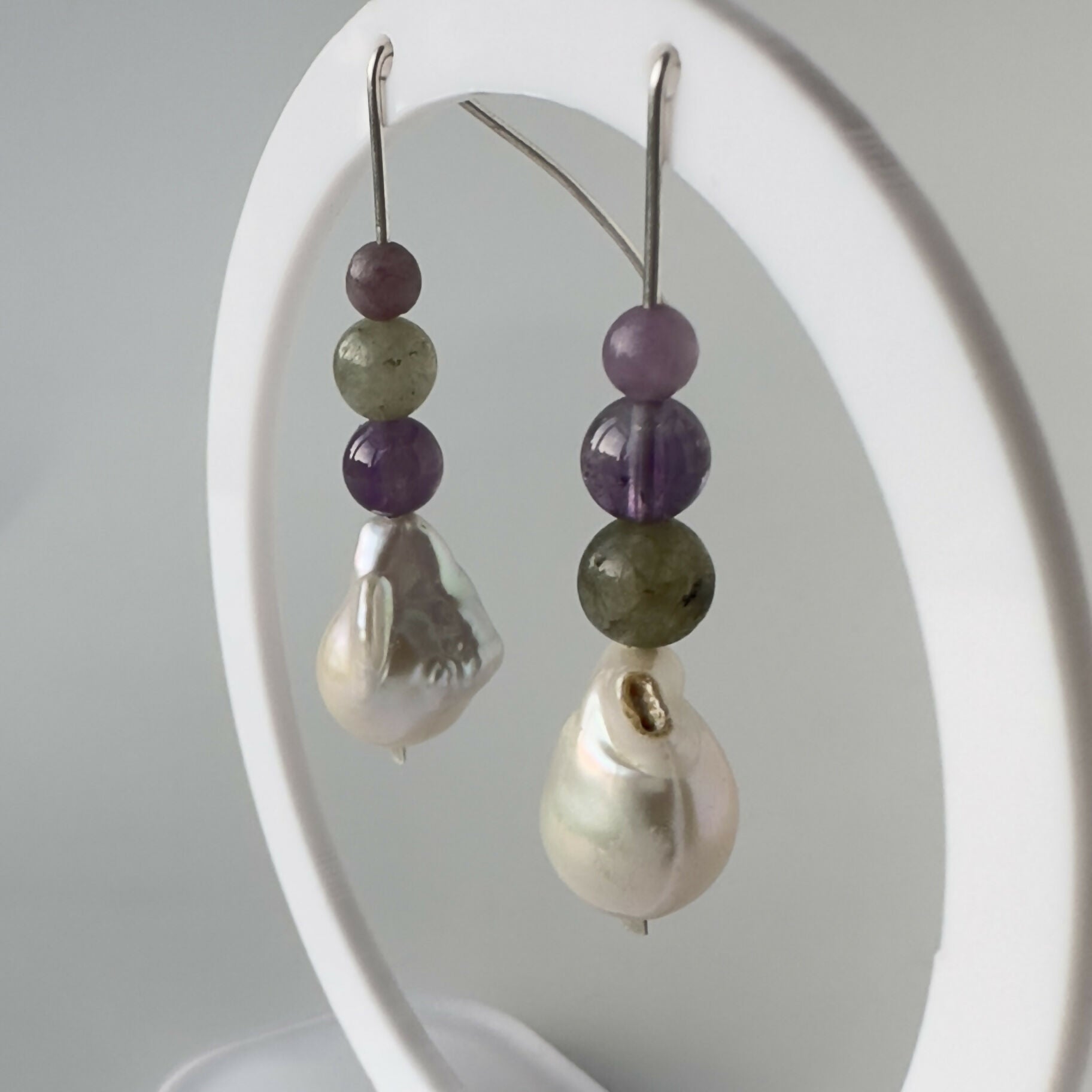 ILLUMINATE EARRINGS | STERLING SILVER & STONE EARRINGS FOR PERCEPTION