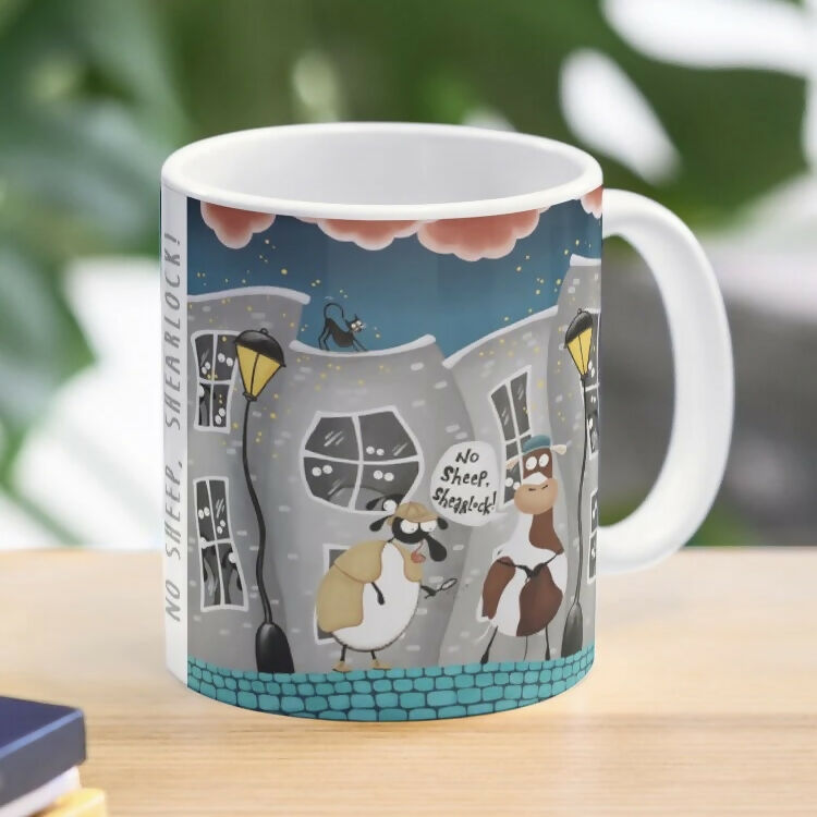 No Sheep, Shearlock! Ceramic Mug