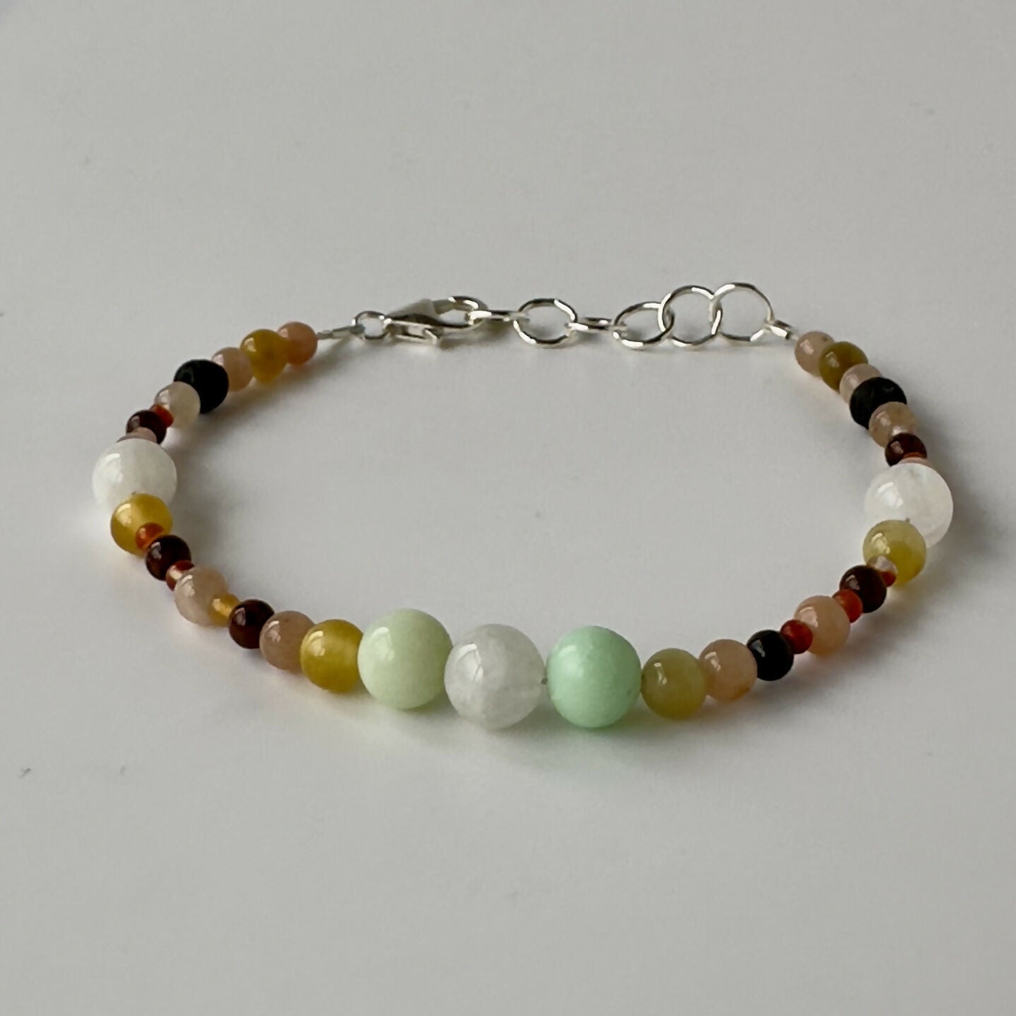 PULSE BRACELET | STERLING SILVER & STONE BRACELET FOR CREATIVE FLOW