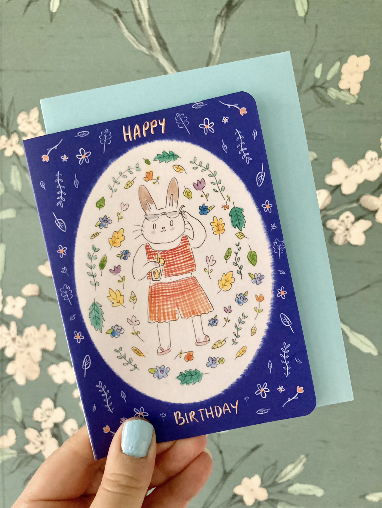 Sunny Bunny Birthday Card