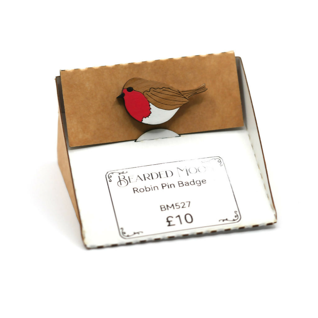 Robin Pin Badge