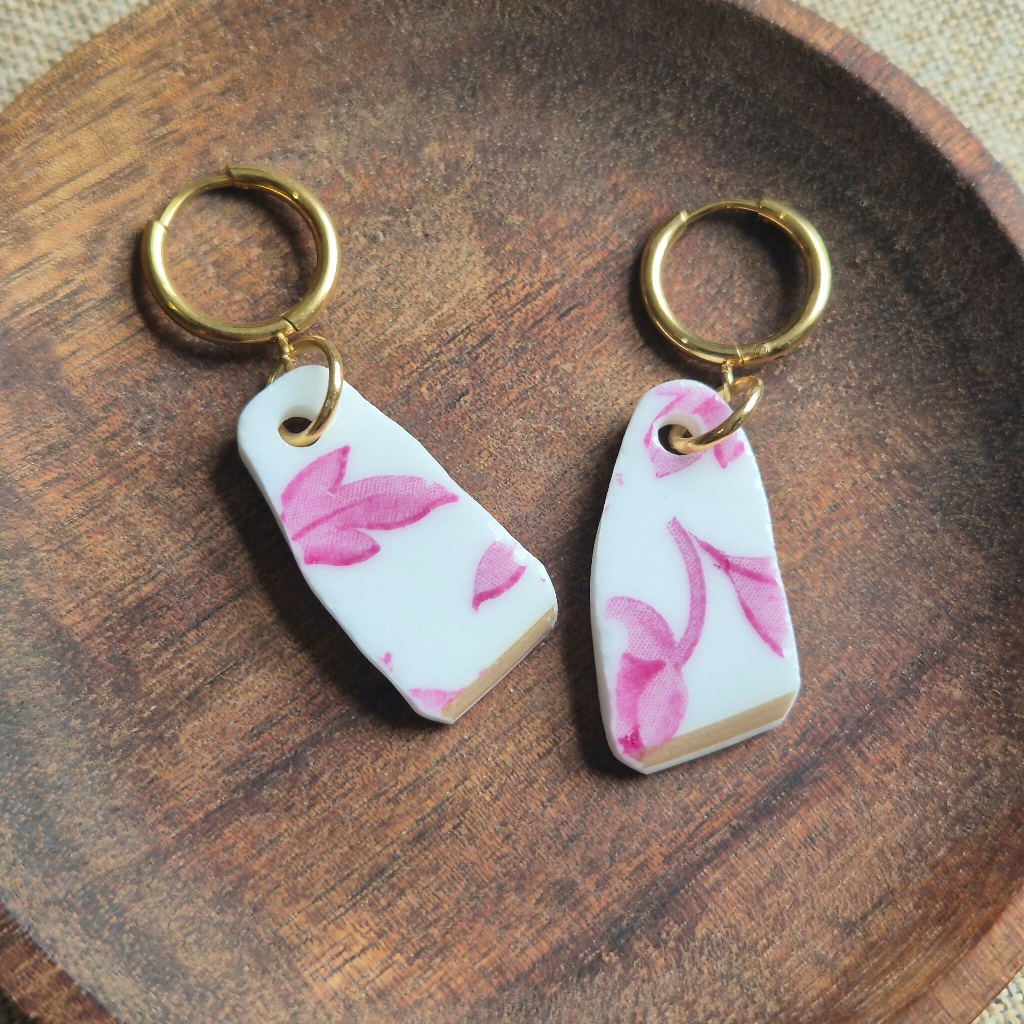 Recycled Ceramic Earring