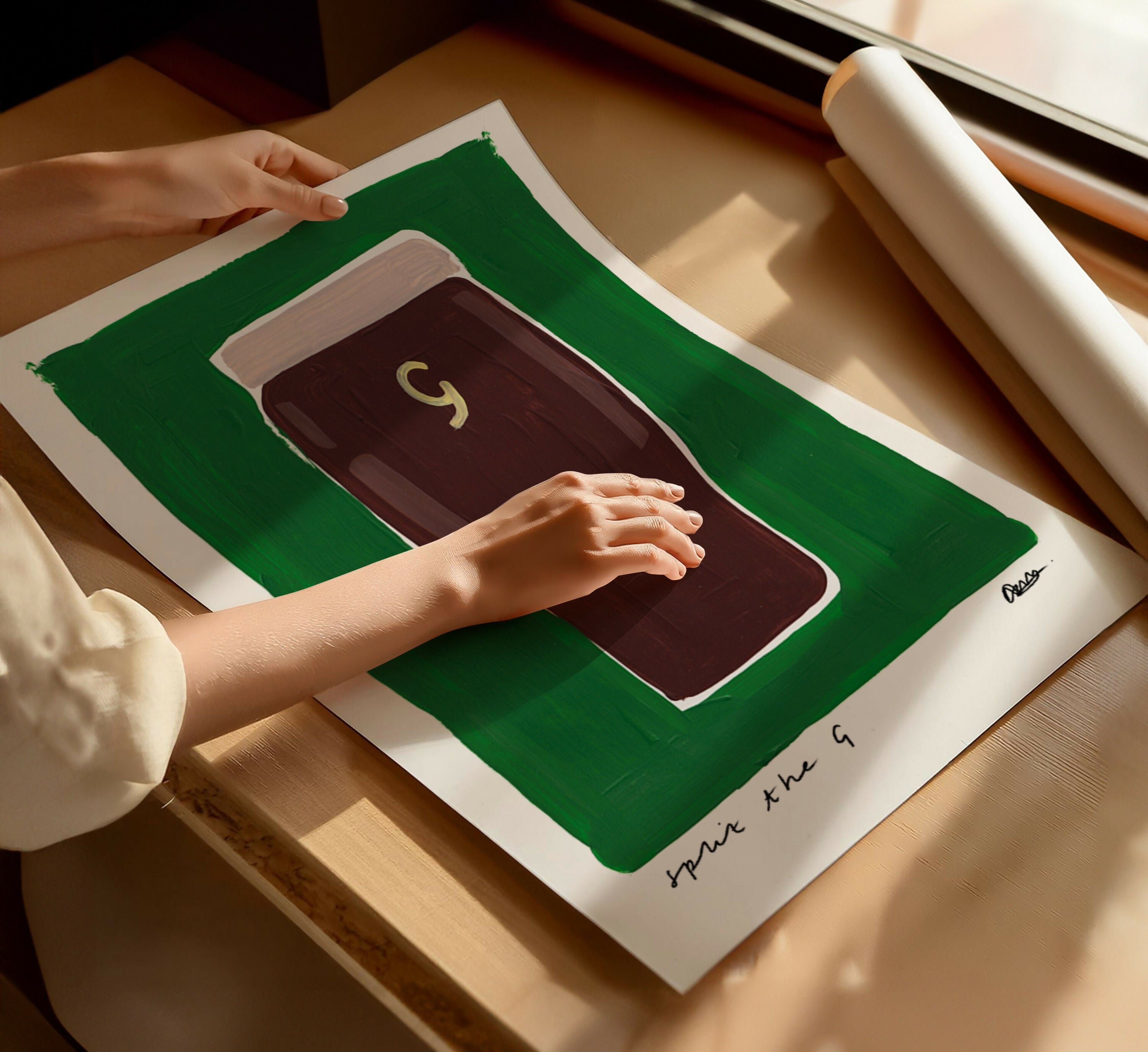 Split the G Art Print