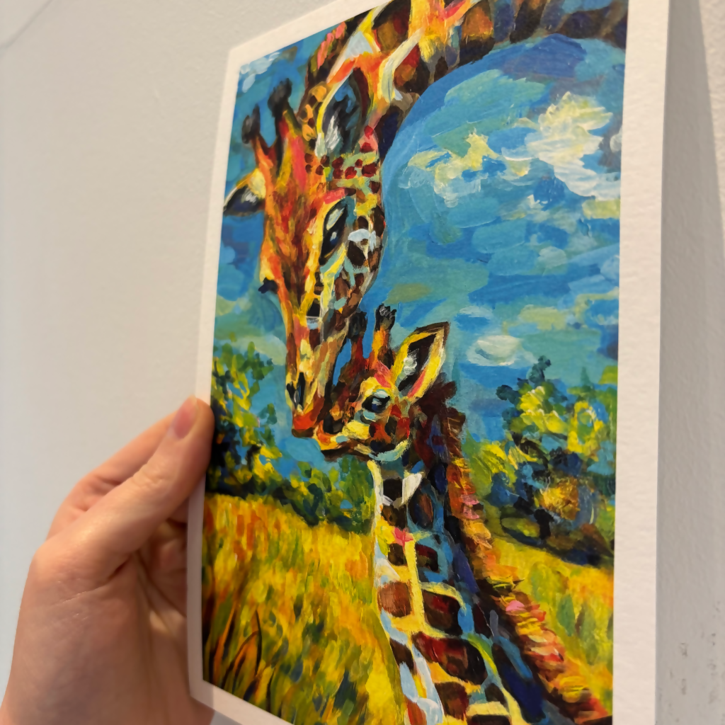 A5 Giraffe Print
