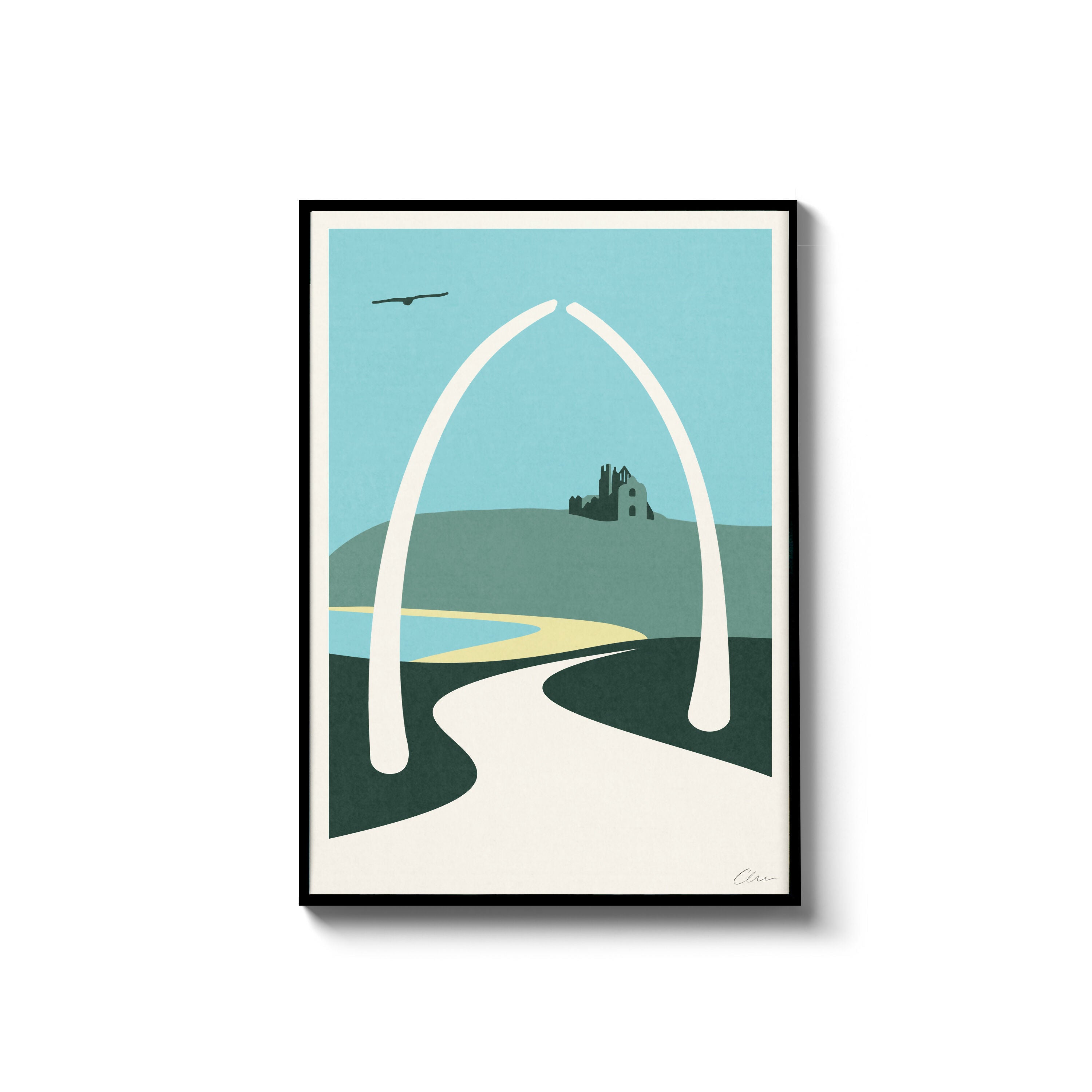 Whitby, A4 Print
