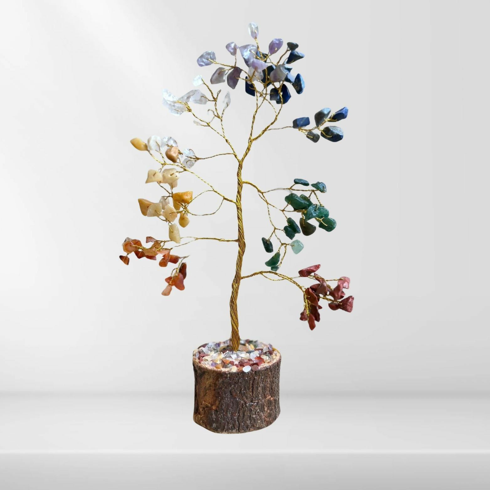 Small 7 Chakra Crystal Tree (100 chips)