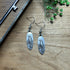 Silver Plated Crow Drop Earrings
