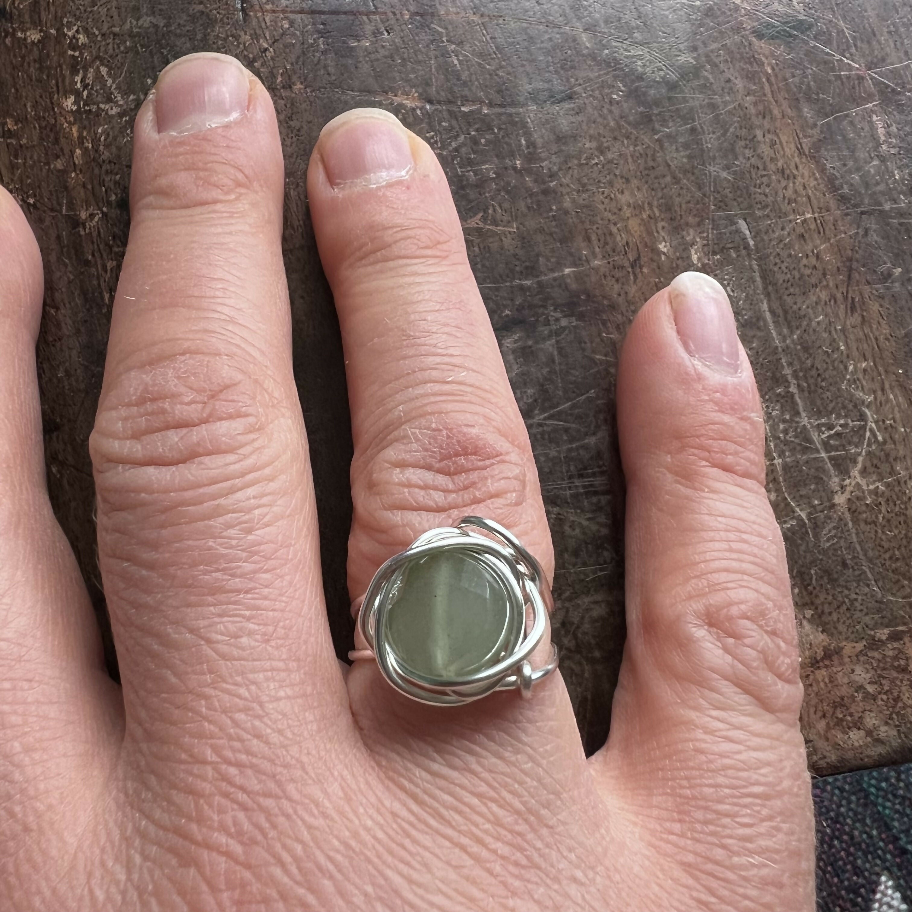 Green Aventurine Ring