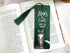 Tabby Cat Bookmark Green