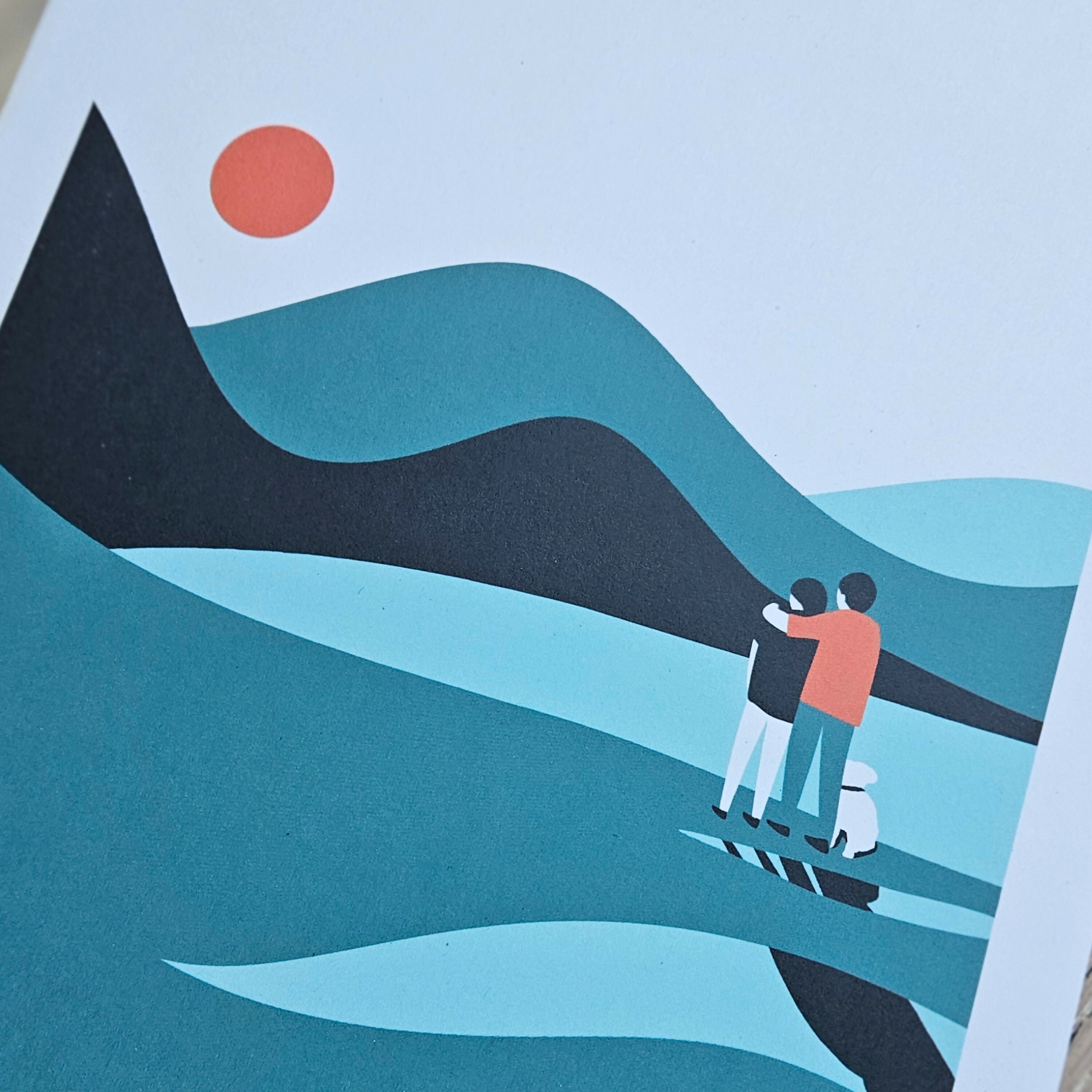 Lost By The Lake, A4 Print