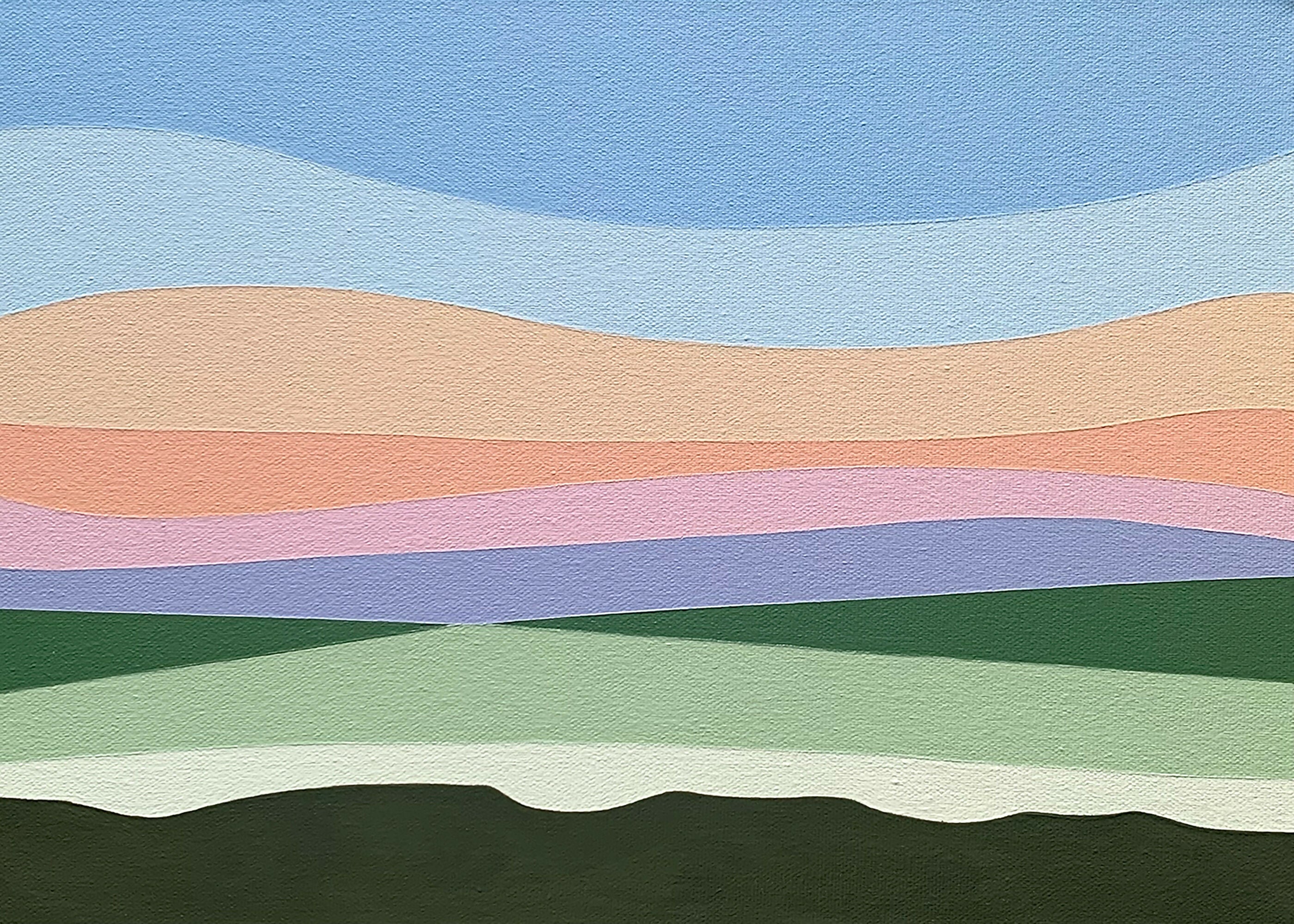 Across The Winter Fields - Original Painting